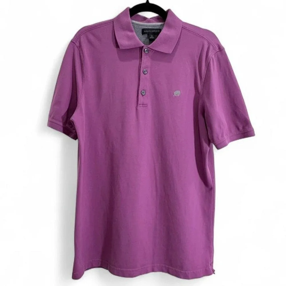 Banana Republic Pink Polo Goft Pickleball Performance Elephant Shirt Size M